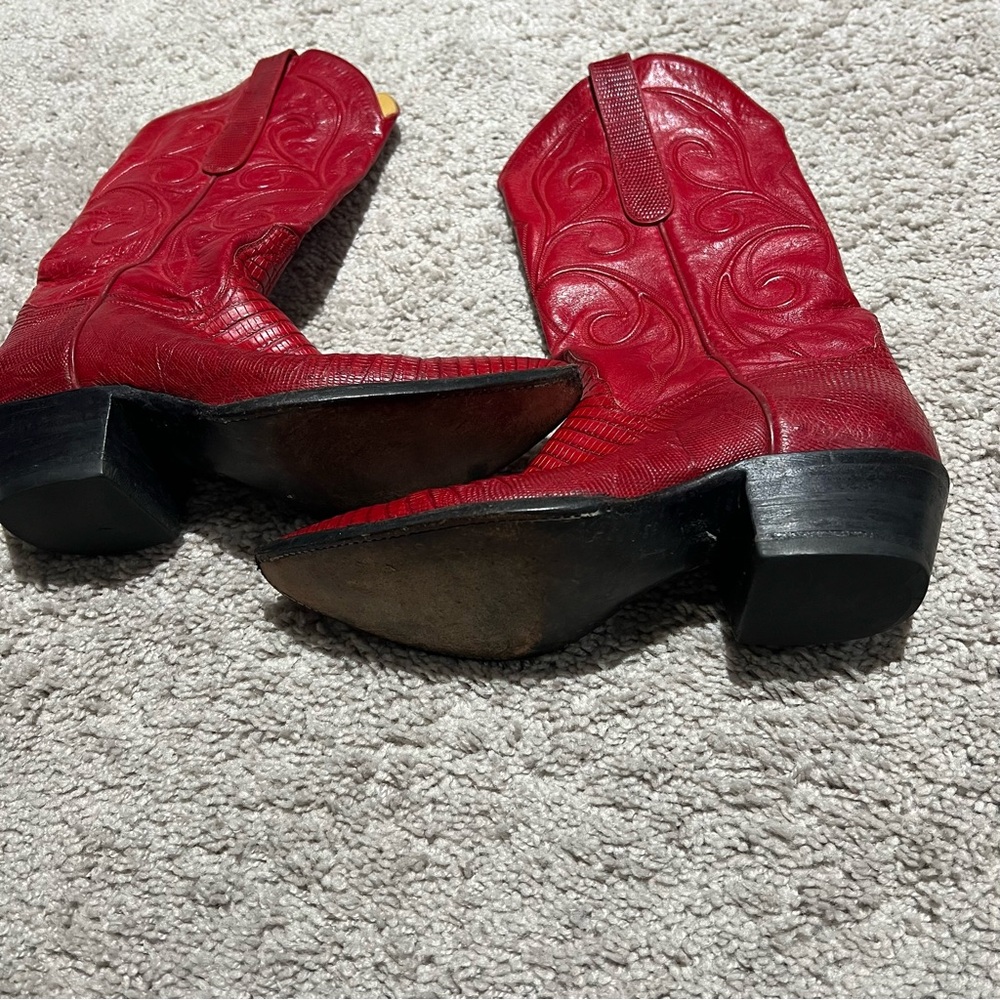 tres Outlaw Red Teju Lizard Women's
Classic 1538 - Picture 10 of 12